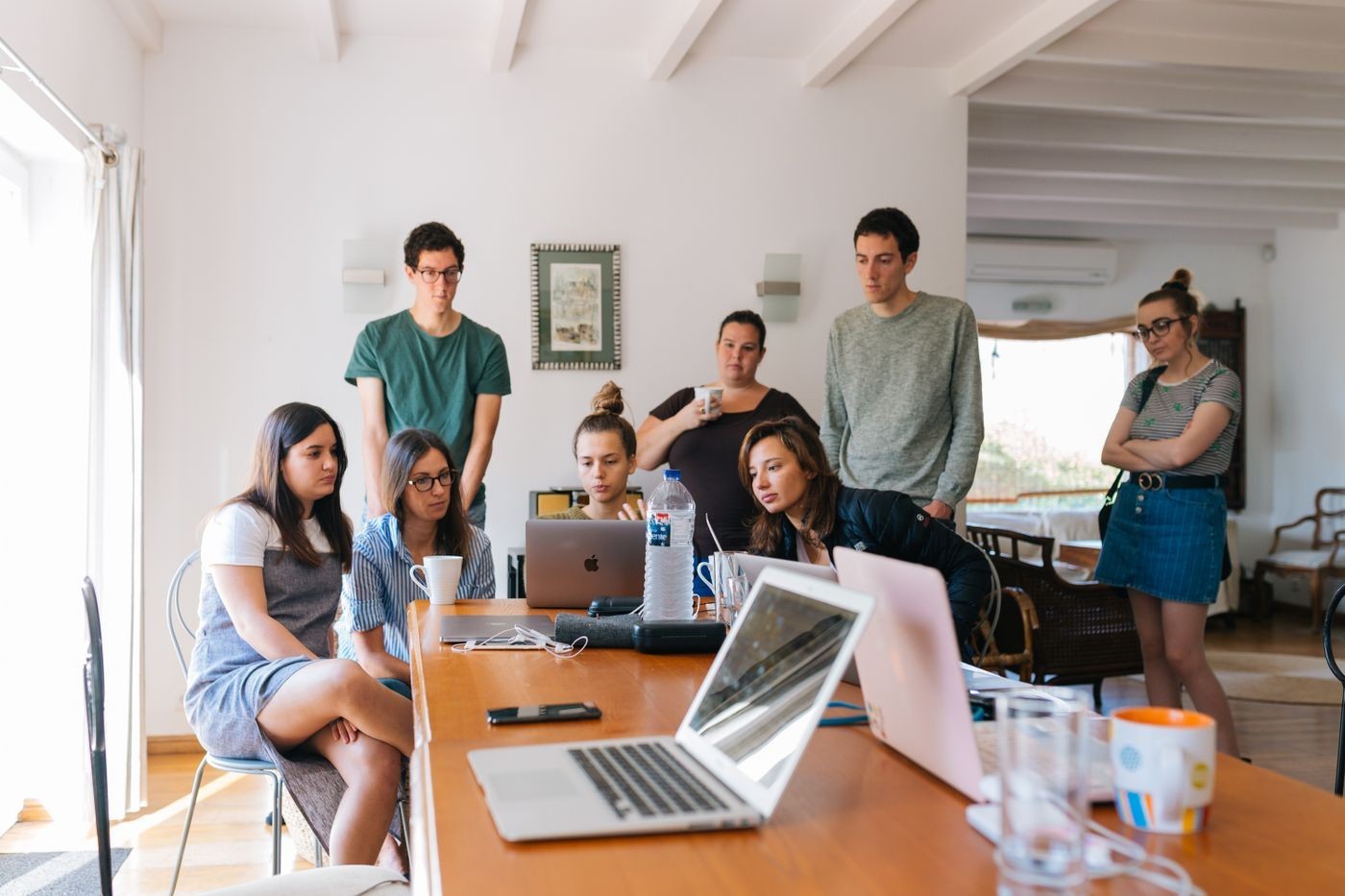 A university venture studio with students building